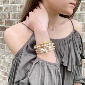 Boho Chic Bracelet and Earring Set